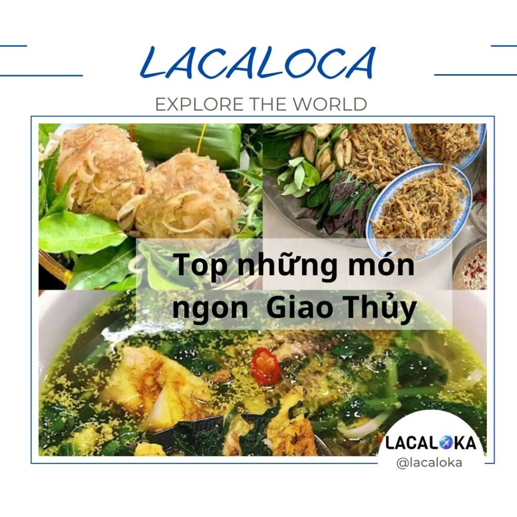 Top những món ngon Giao Thủy - Nam Định gây thương cho du khách thập phương