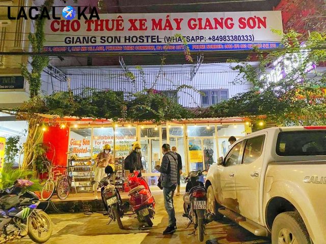Giá thuê xe máy Hà Giang tại cửa hàng Giang Sơn ở mức trung bình, phổ thông