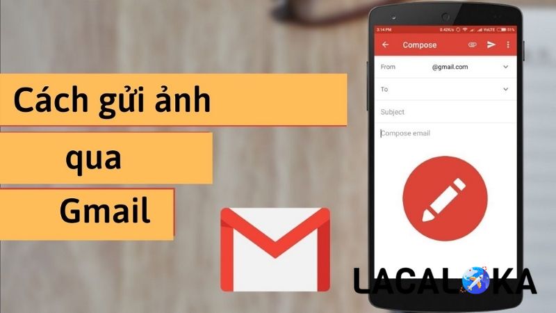 Cách gửi ảnh qua gmail